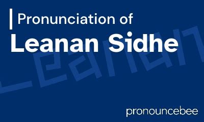  How to say leanan sidhe fae in Italian? Pronunciation of leanan sidhe fae with 1 audio pronunciation and more for leanan sidhe fae. 